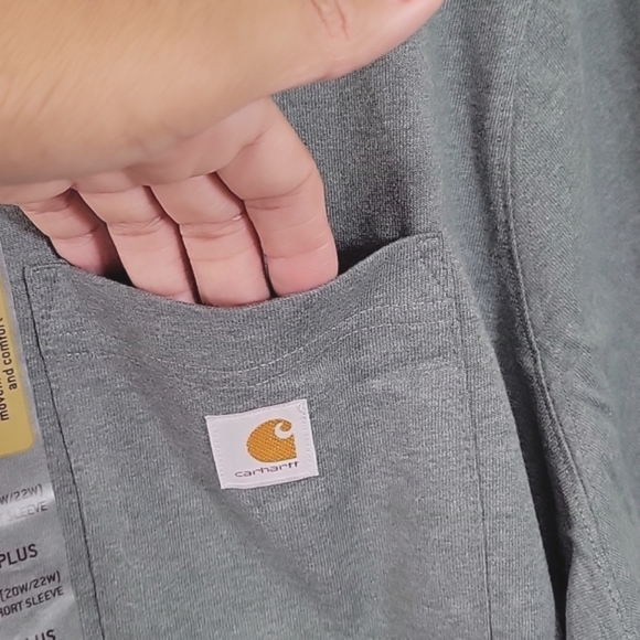 New, Carhartt Original Fit short-sleeve t-shirt women's plus size 2X - Picture 4 of 7